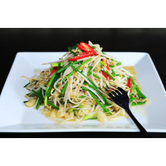 Stir Fried Bean Sprout with Chili Padi