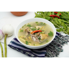 Khmer Chicken Sour Soup with Offal