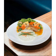 បាយឆាបន្លែប្រហិតបង្គា