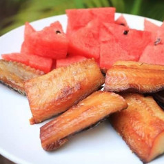 Dried Fish with Water Melon