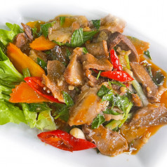 Stir Fried Beef Tongue with Tamarind (S $7 | L $9.5)