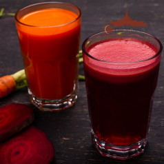 Carrot Juice or watermelon Juice