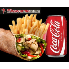 Chicken Shawarma meal + soft drink 