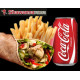 Chicken Shawarma meal + soft drink 