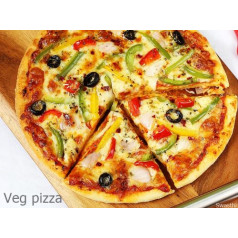 Mixed Veggie Pizza + Coke