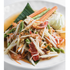 Papaya Salad With Dried Shrimp