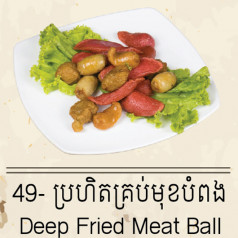 Deep Fried Meat Ball