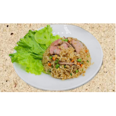 បាយឆាសាច់ជ្រូកចានធំ Fried Rice with Pork (Big)