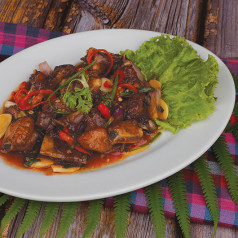 Stir Fried Spicy Sweet and Sour Pork Rib