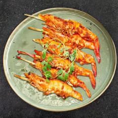 Shrimp Grilled with Chili sauce 