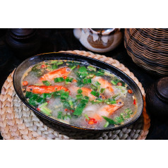 Hot and sour Soup with prawn 