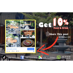 Promotion (10% off on F&D)