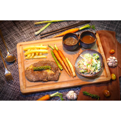 SHARE Steak  ( ម្ហូបថ្មី) សាច់ជាប់ខ្លាញ់ ញូស៊េឡេន