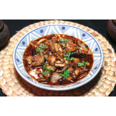 Stir-fried leg frog with sichuan 