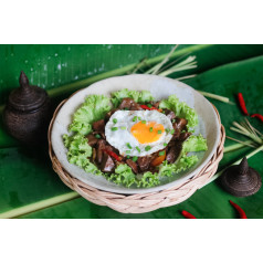 ឡុកឡាក់សាច់គោ+បាយ