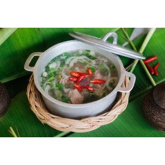 ស្ងោជ្រក់សាច់មាន់/គោ+បាយ