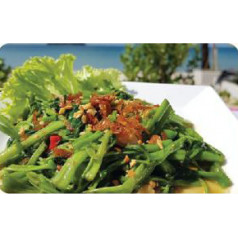 A-49 Stir fried Morning glory with oyster sauce