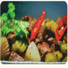 A-16 BEEF STIR FRY WITH BLACK PEPPERCORN