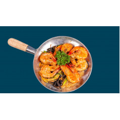 Boiled Shrimp with glass noodle
