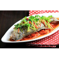 Steamed Carp Fish  with Soy Sauce