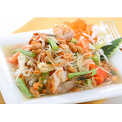 Papaya Salad with Fresh shrimps