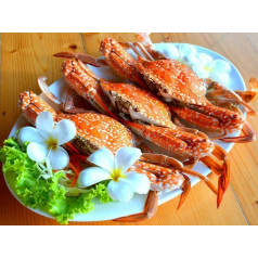 Boiled Flower Crabs (0.5Kg)