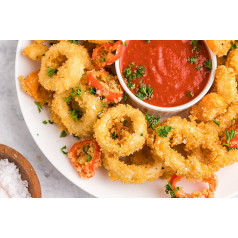 Deep Fried Squids with Breadcrumbs