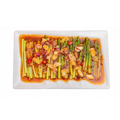 ទំពាំងបារាំងឆាប្រេងខ្យង 