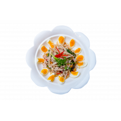 ញាំក្រអៅឈូកសាច់ជ្រូកចិញ្រ្ចំពងទា